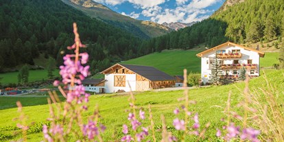 Pensionen - Art der Pension: Frühstückspension - Pfunds - Der Biobauernhof Inner-Glieshof im wunderschönen Matschertal im Vinschgau-Südtirol - BIO-Bauernhof Inner-Glieshof