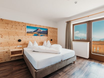 Pensionen - Sauna - Sarntal - Doppelzimmer mit Panoramablick.  - Pension Sonnenhof