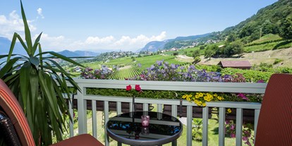 Pensionen - Umgebungsschwerpunkt: See - Trentino-Südtirol - Zimmer Aussicht - Burgunderhof