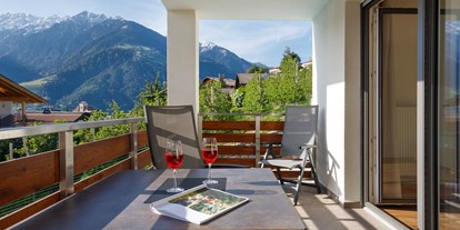 Pensionen - Umgebungsschwerpunkt: am Land - Algund - Balkon - Residence Apartment Nelkenstein
