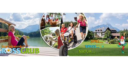 Pensionen - Umgebungsschwerpunkt: Berg - Edlbach - Sommer am Ferienhof Grossgrub - Ruhe, Lachen, Natur, Rein, Spiel, Spaß, Wandern, See - Ferienhof Grossgrub