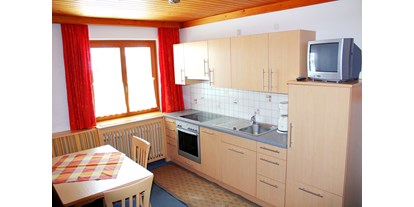 Pensionen - Radweg - Mallnitz - Wohnraum Appartement C  - Gästehaus Toferer