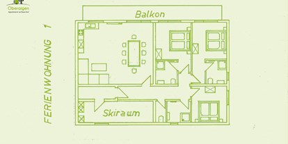 Pensionen - Garten - Kaprun - Wohnung 2 Imbachhorn 6-8 Personen  - Oberaigenhof Ferienwohnungen Kaprun 