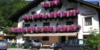 Pensionen - Umgebungsschwerpunkt: Strand - Salzburg - Frontansicht der Pension Alpenrose ***
Zell am See im Sommer  - Pension Alpenrose