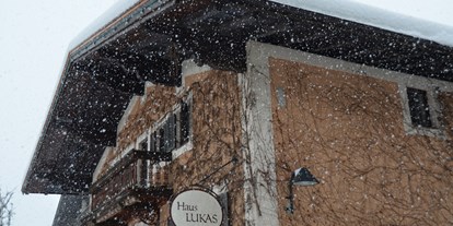 Pensionen - Fahrradverleih - Tirol - Winteransicht  - Haus Lukas 
