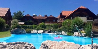 Pensionen - Garten - Öblarn - Urlaubspension mit Kindergerechtem Pool - Bio-Bauernhof Simonbauer