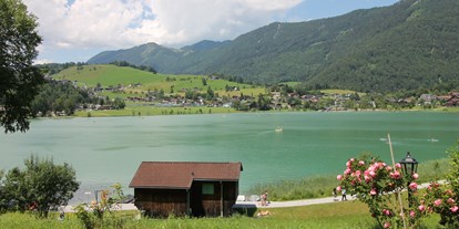 Pensionen - Aschau im Chiemgau - Ausblick vom Haus - Appartements Ticklhof am See