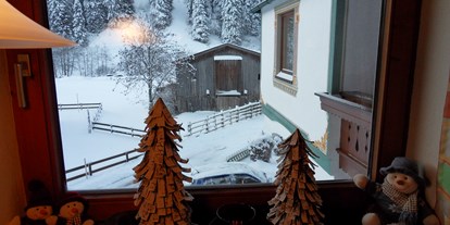 Pensionen - Garten - Fulpmes - Winter - Gästehaus Rastkogel