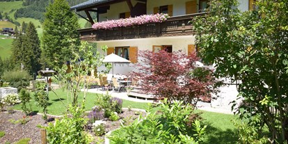 Pensionen - Parkplatz: kostenlos bei der Pension - Oberstaufen - Garten - Gästehaus Tannegg