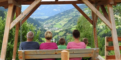Pensionen - Umgebungsschwerpunkt: am Land - Hinterstoder - Aussicht übers Donnersbachtal  - Ertlschweigerhaus