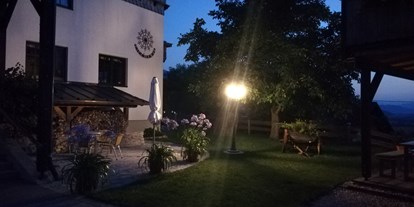 Pensionen - Garten - Rottenmann - Abendstimmung - Ortnerhof Ennstal