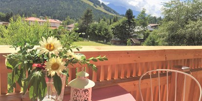 Pensionen - Art der Pension: Frühstückspension - Seefeld in Tirol - Aussicht vom Apartment - HAUS ALPENGRUSS 
