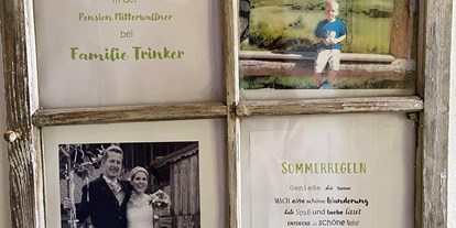 Pensionen - Garten - Pruggern - Frühstückspension Mitterwallner Familie Trinker