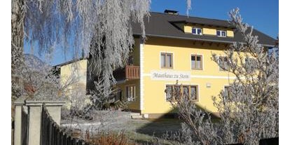 Pensionen - Umgebungsschwerpunkt: Fluss - Steiermark - Pension*** & Biobauernhof Mauthaus zu Stein