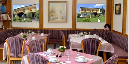 Pensionen - weitere Verpflegungsmöglichkeiten: Abendessen - Greifenburg - Unser gemütlich eingerichteter Frühstücksraum - Frühstückspension Golker
