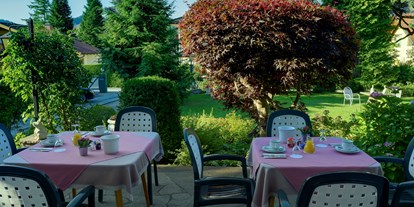 Pensionen - weitere Verpflegungsmöglichkeiten: Abendessen - Feld am See - Unsere sonnige Terrasse - Frühstückspension Golker
