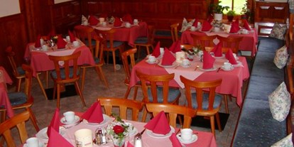 Pensionen - Restaurant - Baldramsdorf - Unser Frühstücksraum. - Waldpension Ranner