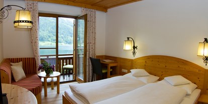 Pensionen - Umgebungsschwerpunkt: See - Oberdrautal - Doppelzimmer mit Seeblick - Pension Bergblick am Weissensee