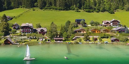 Pensionen - Umgebungsschwerpunkt: See - Rattendorf - Ferienhof Obergasser mit Pension Bergblick und Bungalows - Pension Bergblick am Weissensee