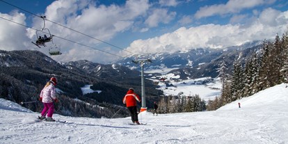 Pensionen - Balkon - Weissensee - Skifahren im Familienskigebiet Weissensee - Pension Bergblick am Weissensee