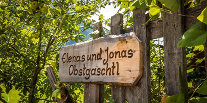 Pensionen - Umgebungsschwerpunkt: am Land - Mayrhofen (Mayrhofen) - Kinders Obstgarten von Kasoma errichtet - Obertrattenbachhof