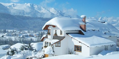 Pensionen - Garten - Gaishorn am See - Haus Löger im Süden Oberösterreichs mit traumhafter Aussicht auf die Berge - Haus Löger Apartments