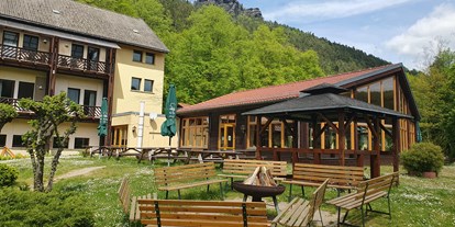 Pensionen - Umgebungsschwerpunkt: Fluss - Sachsen - Aktiv-Hotel Stock und Stein