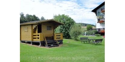 Pensionen - Terrasse - Bayern - Gartenhäusl - Pension Haus Sonnenschein