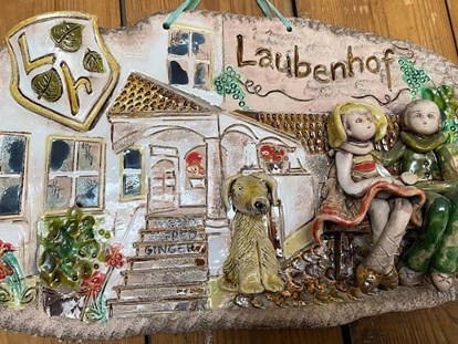 Pensionen - Hunde: hundefreundlich - Nordburgenland - Detail Laubenhof - Pension Laubenhof