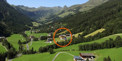Pensionen - Garten - Aurach bei Kitzbühel - Bio-Pension genaue Lage  - Bio-Pension Vorderlengau 