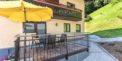 Pensionen - Balkon - Aurach bei Kitzbühel - Appartement 1 - Terrasse - Apartments Salzburgerhof