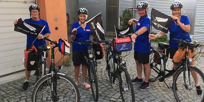 Pensionen - Umgebungsschwerpunkt: Stadt - Niederösterreich - Im Sommer machen viele Radfahrer aus dem In- und Ausland im Haus Barbara Station. - Frühstückspension Haus Barbara