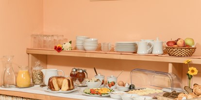 Pensionen - Klein-Pöchlarn - Teil unseres Frühstücksbuffet - Gästehaus Weinbergblick