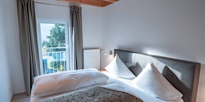 Pensionen - Umgebungsschwerpunkt: See - Ofterschwang - Schlafzimmer Ferienwohnung Sorgschrofen - Am Hof Jungholz