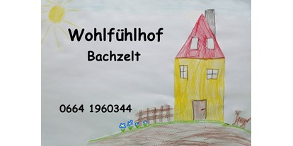 Pensionen - Umgebungsschwerpunkt: am Land - Niederösterreich - unser Logo - Wohlfühlhof Bachzelt