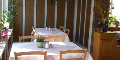 Pensionen - Restaurant - Lenggries - Frühstücksraum - Gästehaus Rosl