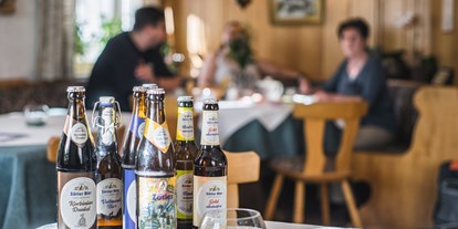 Pensionen - Schattwald - Wir bieten Ihnen Getränke im Haus - z. B. von der regionalen Brauerei Zötler.  - Gästehaus Luitz-Kennerknecht