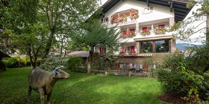 Pensionen - Umgebungsschwerpunkt: Berg - Zugspitze - Gartenansicht  - Gästehaus Alpenkranz