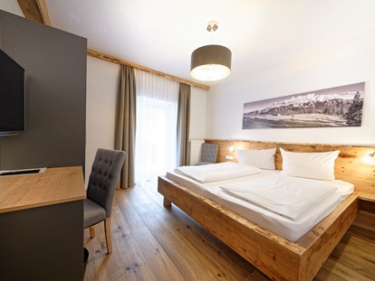 Pensionen - Restaurant - Zugspitze - Kleines Doppelzimmer mit Balkon - Hotel Garni Alpengruß