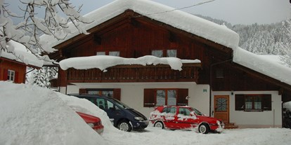 Pensionen - Balkon - Jungholz - Nebenhaus
Bild vom Winter 2003 - Pension Zum Engel