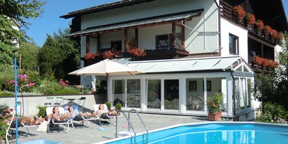 Pensionen - Pool - Achslach - Solarbeheizter Pool - Ferienpension, Ferienwohnungen, Fremuth
